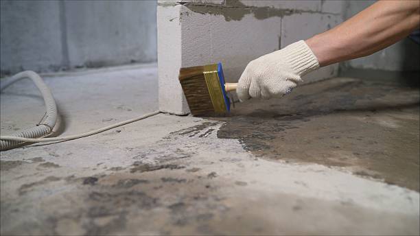 Crawl space vapor barrier installation in Alexandria, IN